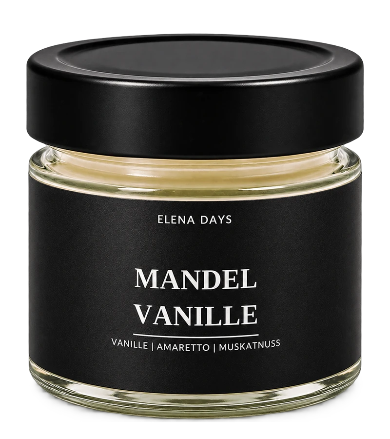 ELENA DAYS Mandel Vanille Duftkerze