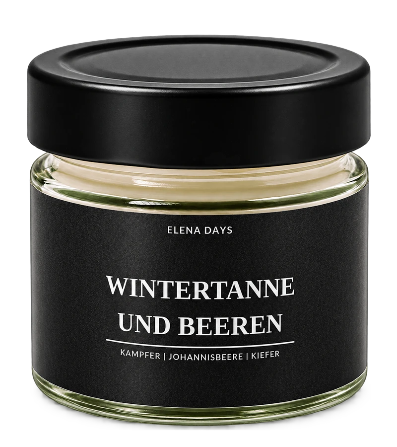 ELENA DAYS Wintertanne und Beeren Duftkerze